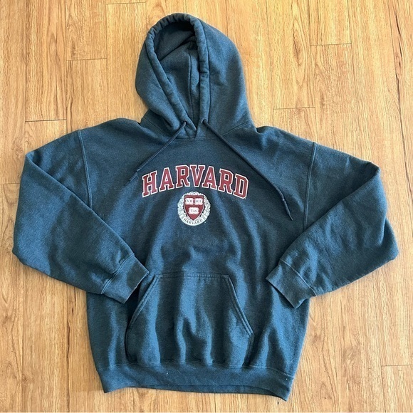 Gildan Other - Harvard University Veritas Red Crest Pullover Hoodie